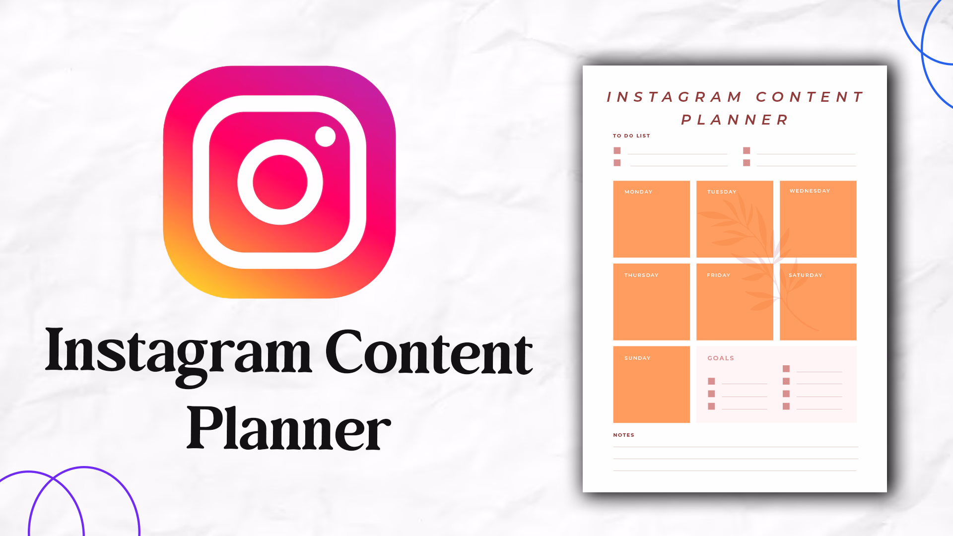 Instagram Content Planner