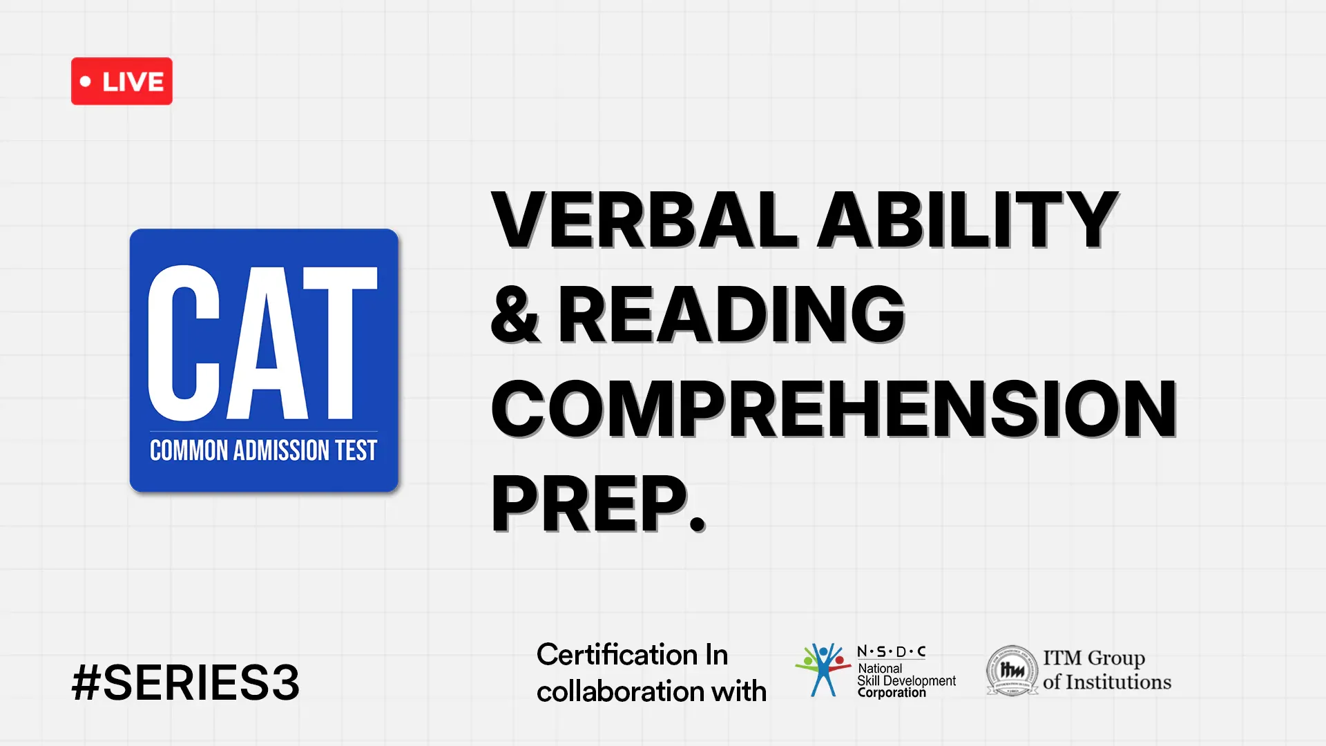 MBA CAT Verbal Ability & Reading Comprehension Prep
