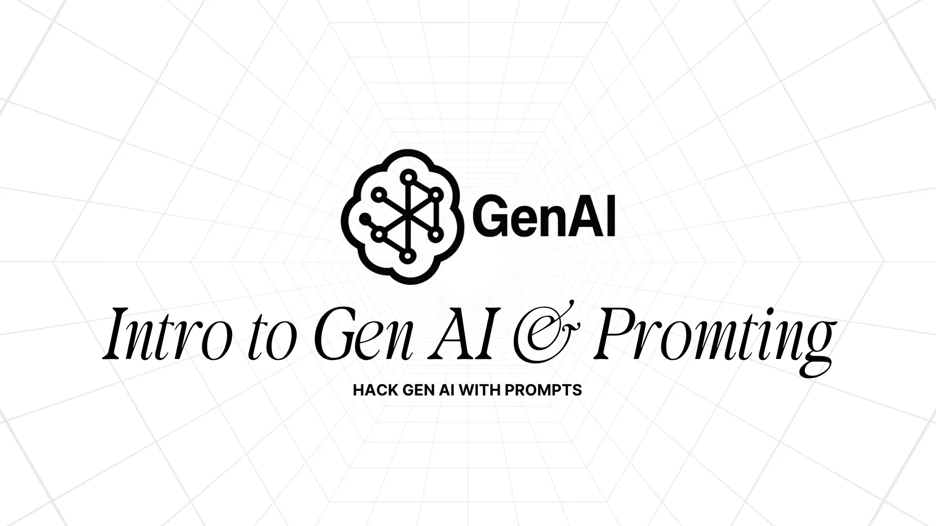 Introduction to GenAI & Prompting