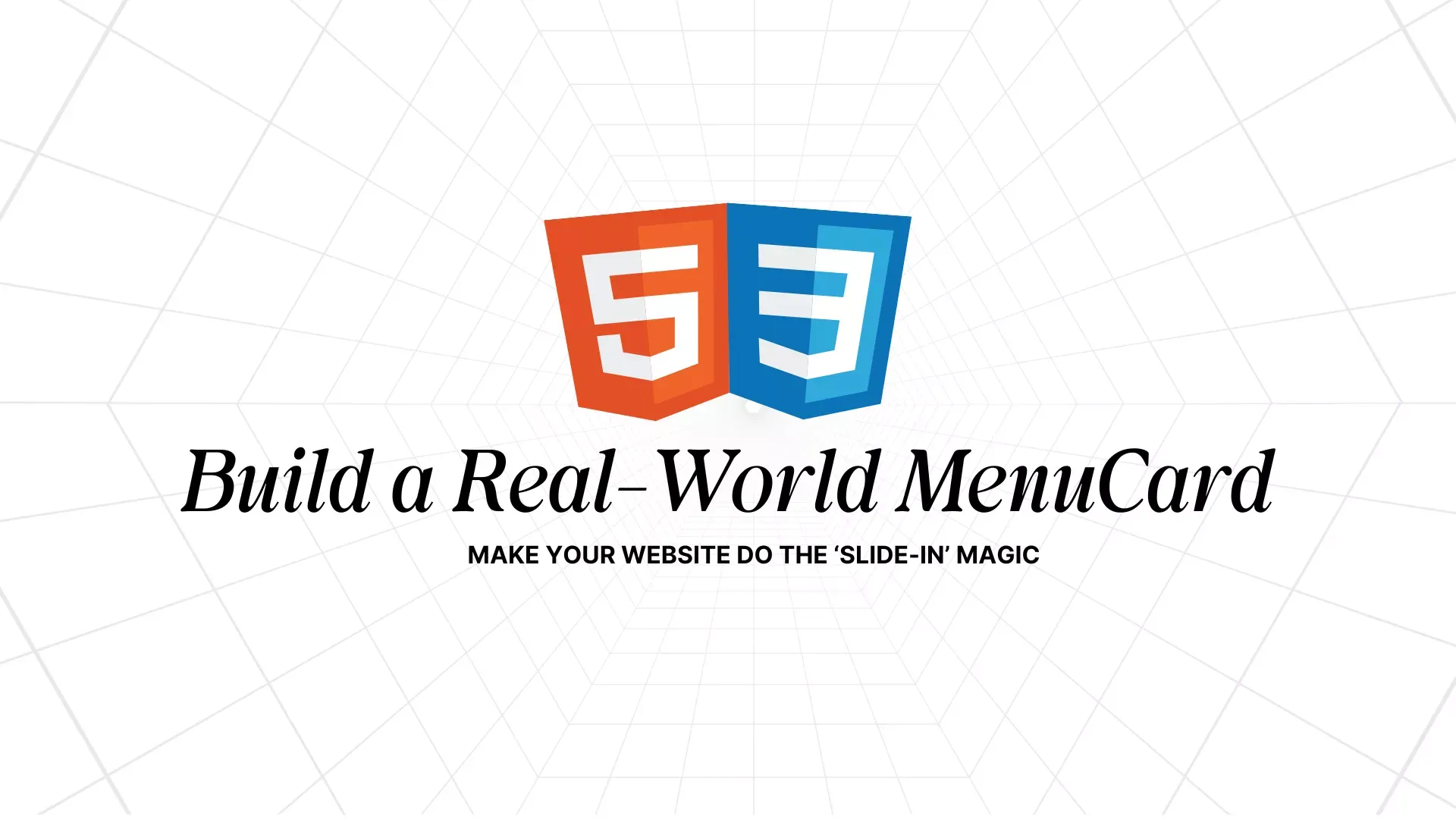 Create a Responsive Hamburger Menu From Zero