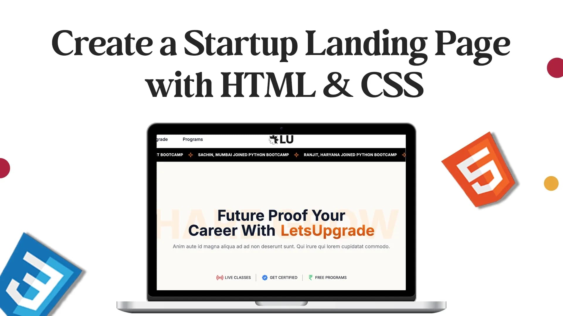 Startup Landing Page