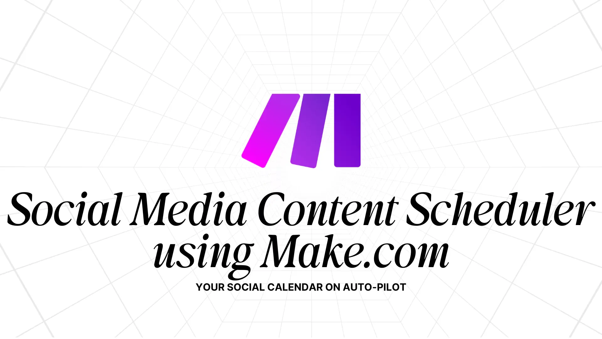 Social Media Content Scheduler using Make.com
